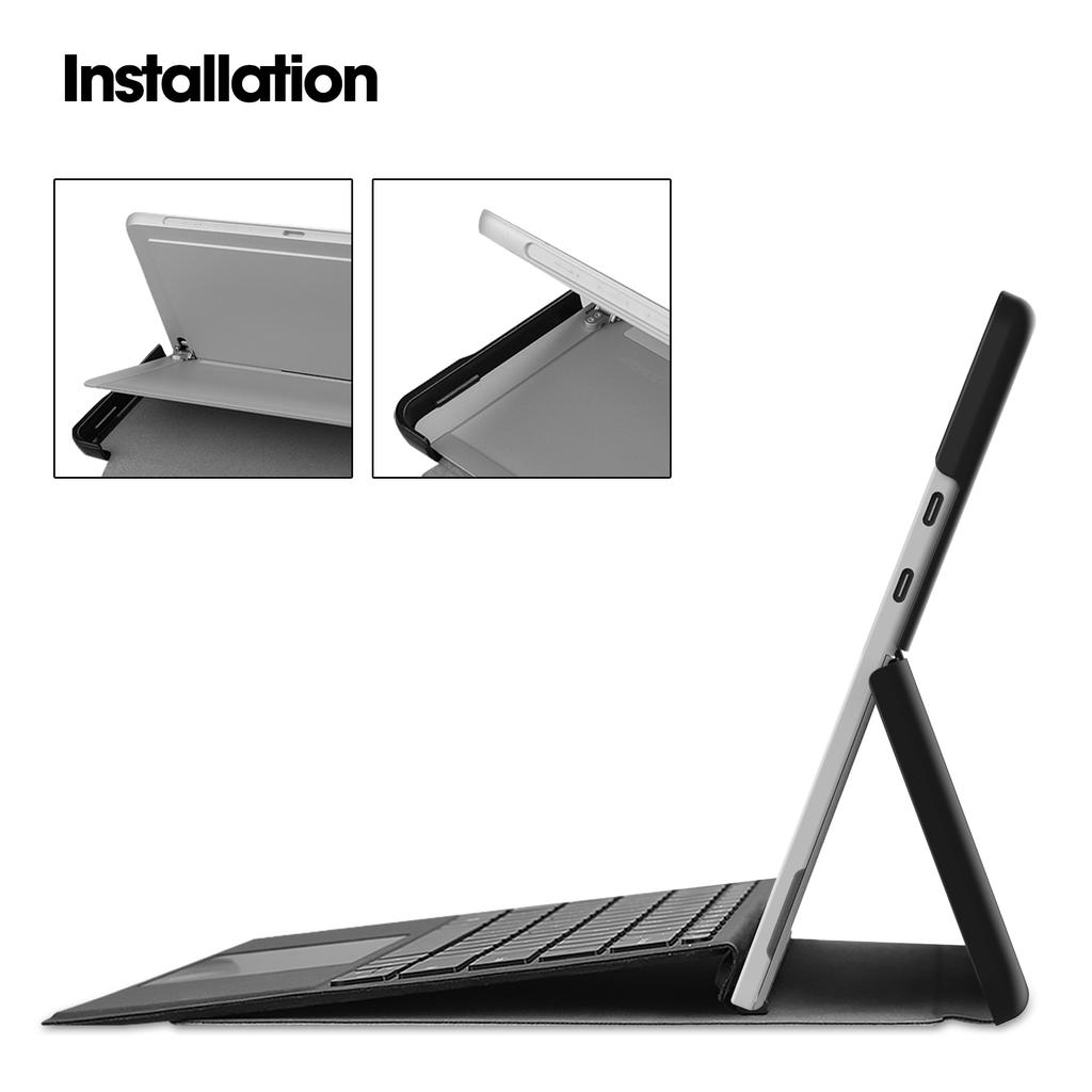For Microsoft Surface Pro 12inch Case PU Leather Folding Stand Folio Tablet Cover