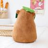 Cute Lotus Leaf Capybara Plush Toys Children's Sleeping Comfort Pillows Home Decoration Floor Push Ring Gift