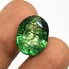 Natural Green Emerald Loose Gemstone 10.75 ct Oval Cut for Jewelry Making and Gem Collections