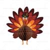Thanksgiving Turkey Honeycomb Ball Hanging Pendants Fall Harvest Festival Table Ornaments Happy Thanksgiving Day 2025 Decoration