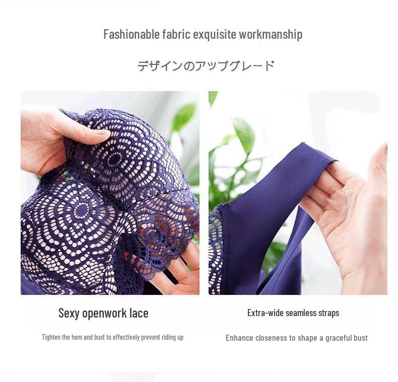 SHEIN Plus Size Lace Nursing & Yoga Bra: Sexy, Seamless, Supportive with Beautiful Back Design