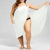 Scarf Women Swimwear Beach Cover Up Wrap Sarong Sling Skirt Maxi Dress Plus Size Dresses