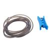 4M 13.1FT PTFE-Schlauch passend für Bambu Lab A1 Mini AMS 3D-Drucker 2,5 mm Innendurchmesser 4 mm Außendurchmesser 1,75 mm Filament-Zuführungsschlauch mit Schneider Grau