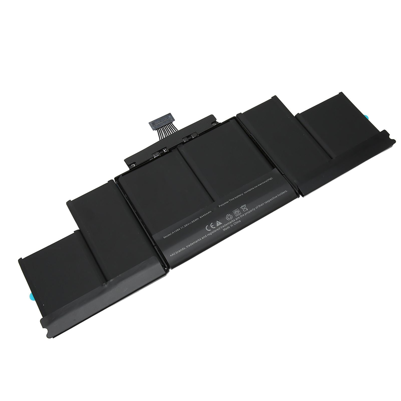 

A1398 Замена аккумулятора для ноутбука OS X Laptop Pro 15 дюймов 11.26 В 95 Втч 8440 мАч Многоуровневая защита