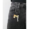 [San-X] Breloc cu carabină pentru copii, Rilakkuma & Kiiroitori suport de chei, Mărime unică
