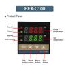 REX-C100 PID regulátor teploty 220V 400 stupňů Digitální termostat Výstup 40A SSR Termočlánek typu K