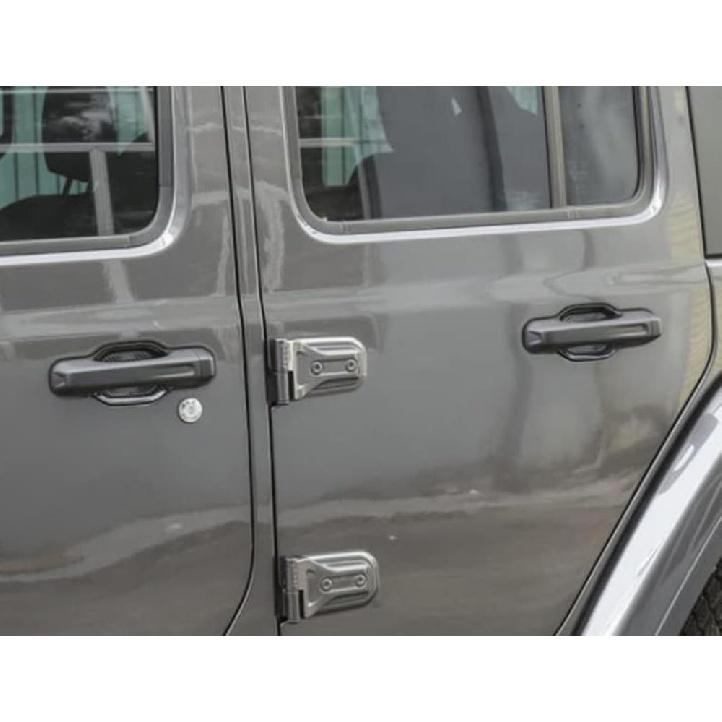 ABS Exterior Door Handle Bowl Trim Compatible with Jeep Wrangler JL JLU Gladiator JT 2018-2023 (5pcs/Set, Carbon Fiber Grain)