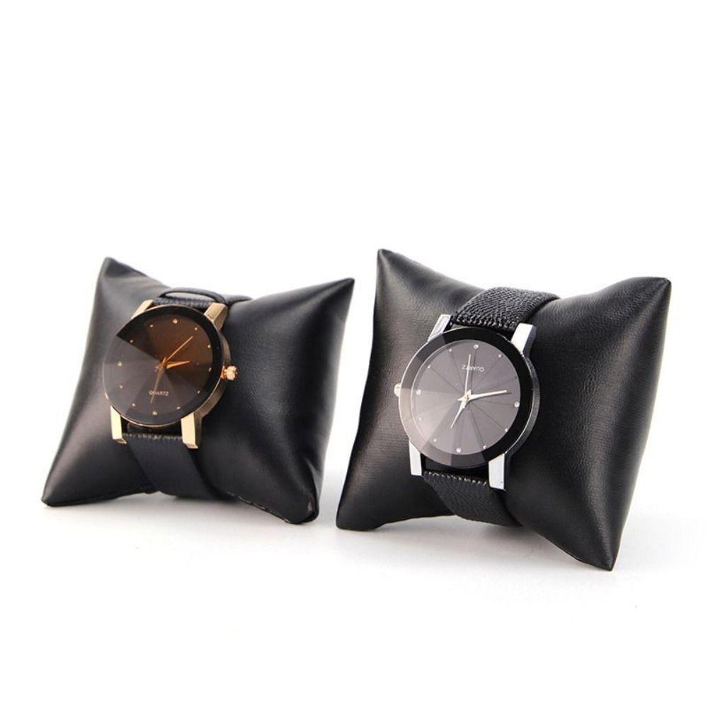 Protective Wristwatch Display Case PU Leather Travel Jewelry Organizer  for Men Gift