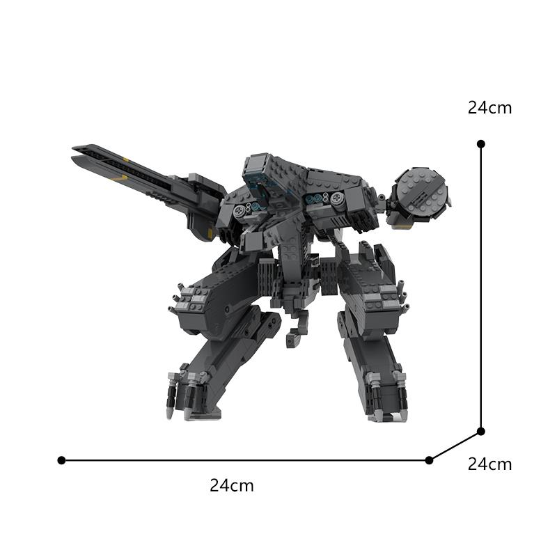 Buildmoc Metal Mech Geared Solid Rex Robots Model MOC Set Building Blocks Kits Toys for Children Kids Gifts Toy 1883PCS Bricks