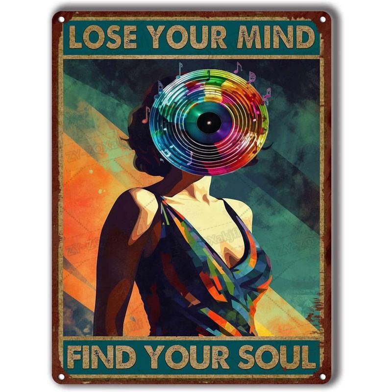 Metal Tin Signs Be Kind To Your Mind Wall Posters Plaque Sign Vintage Iron Painting Decoration for Home Cafe Bathroom Club Ba