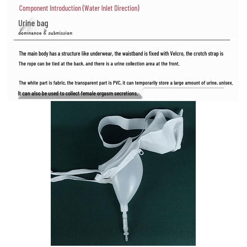 Holy Water Inflatable Enema & Dual-Use Anal/Mouth Plug Accessory Set