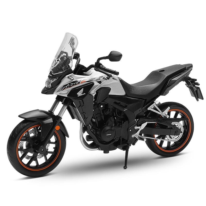 

1/12 Scale Honda CB400X Adventure ADV Toy Motorcycle CCA MSZ Diecast Metal Model 1:12 Racing Miniature Collection Gift for Boy Kid серебряный