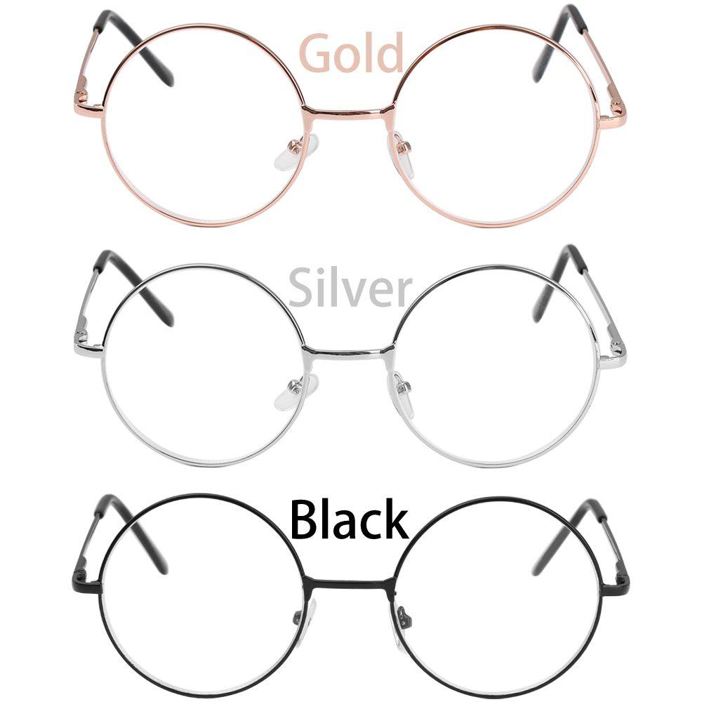 Lunettes rondes vintage style nerd myopie pour femmes hommes Monture métallique classique Lunettes pour myopes Soin de la vue -1,00 ~ -4,0 Dioptrie Lunettes