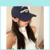Baseball Cap With Embroidered Letters And Wide Brim For Summer Casual Wear