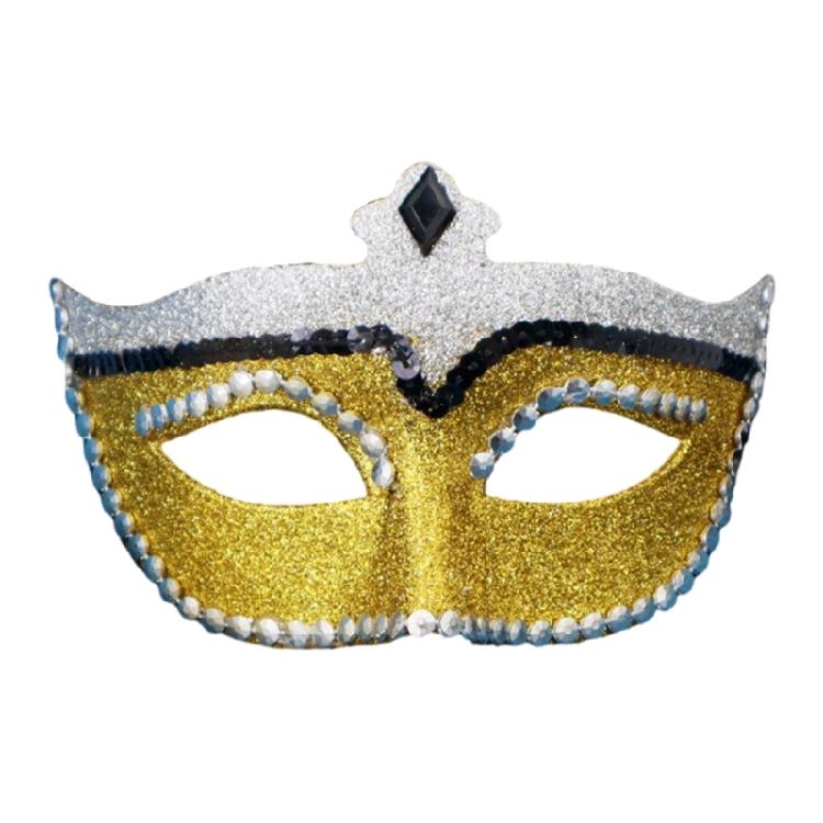 Premium Plastic Masquerades Mask With Color Burst Powder Release Mechanism For Costume Parties