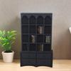 Dollhouse Book Shelf Cabinet Collection DIY Craft Photography Props Gifts Showcase Decoration