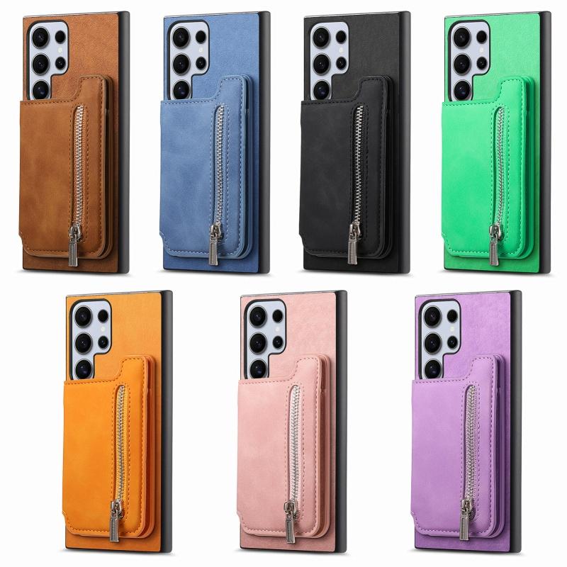 Magnetic Leather Wallet Phone Case For Samsung Galaxy S25 Edge S24 Ultra S23 Plus A17 A07 A55 A35 A15 A54 A34 A56 A36 A16 Cover