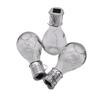Solar Outdoor Decorative Glass Ball Bulb Lights - Warm White (4-Pack)