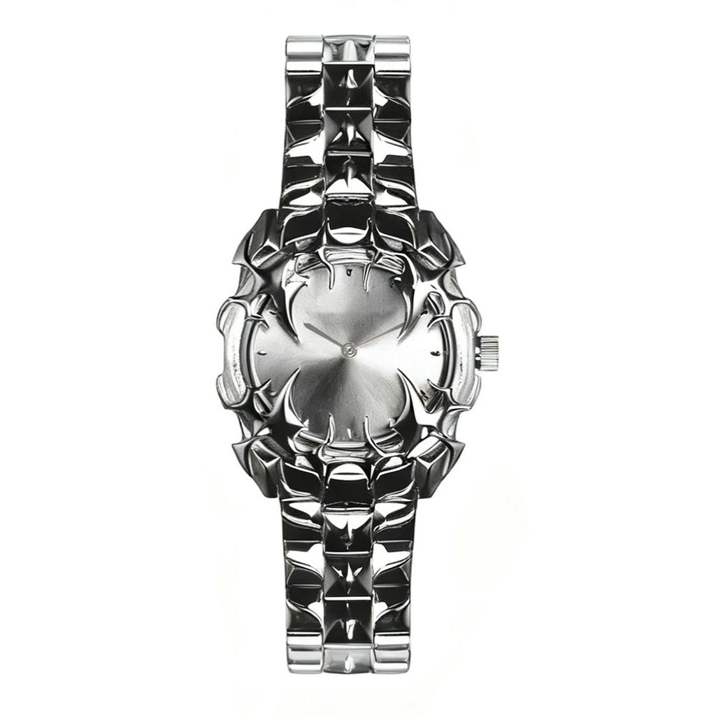 Original Alabaster-Style Irregular European/American Watch - Trendy, Fashionable Niche Design.