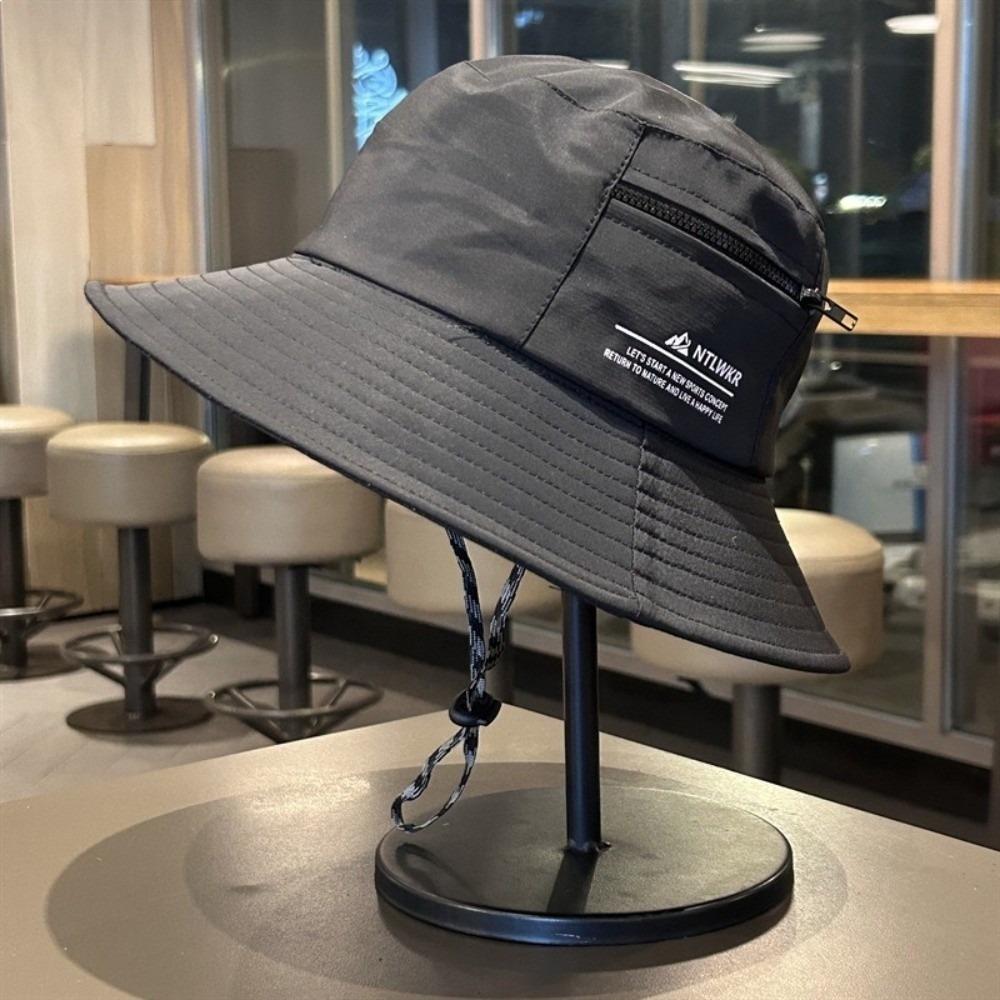 New Anti-Sun Bucket Hat Anti-UV Adjustable Sunscreen Hat Breathable Beach Hat Summer