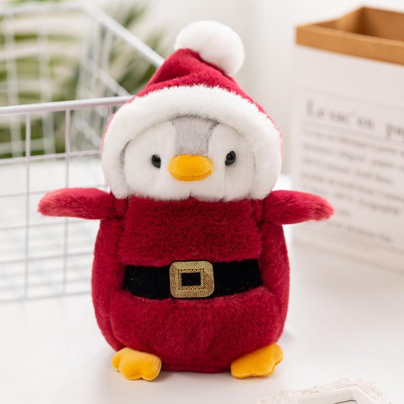 Christmas Penguin Stuffed Toy Dress-Up Penguin Cute Plush Doll Pillow Gift