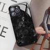 Normal Real Forged Carbon Phone Case for Iphone 16 15 14 12 11 13 Pro Max Mini X Xr Xs Se 8 Puls glass Cover