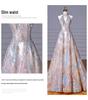 High-End French Halter Neck Evening Gown - 2026 Light Luxury Bridal Banquet Dress