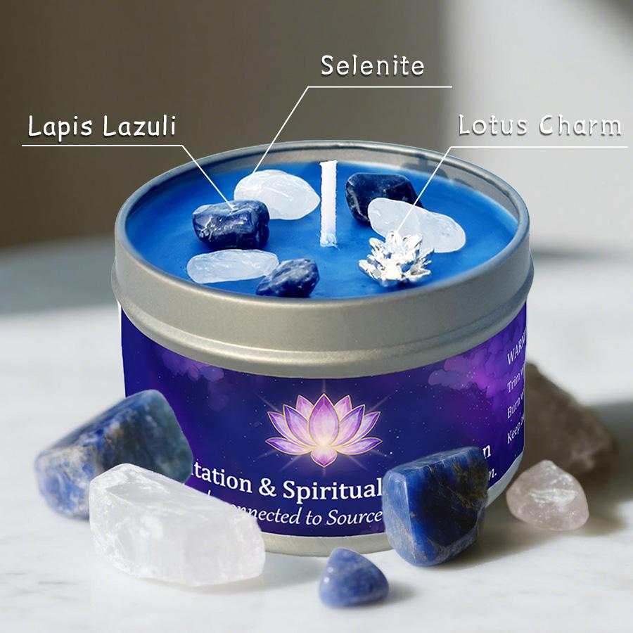 Scented Candles, Frankincense & Sandalwood for Deep Focus, Meditation,Yoga & Reading | Christmas, Birthday Gift for Women,Friend