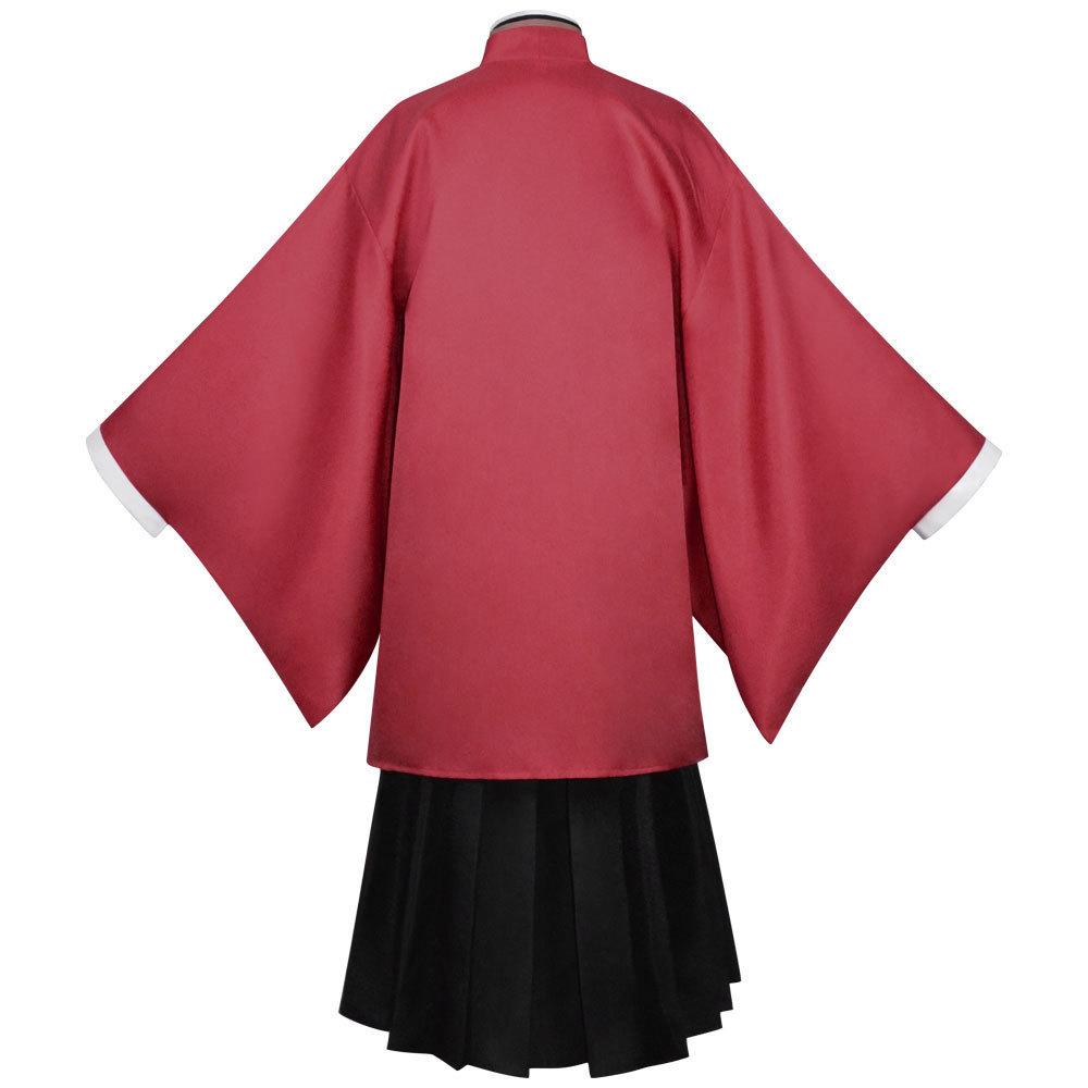 Demon Slayer: Yoriichi Tsugikuni Cosplay Outfit Sun Breathing Kimono Cosplay Anime Performance Set 0047