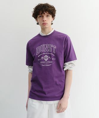Deonseuteupomaen Cupid Arch Logo T-Shirt_Unisex_Udts6B129_Deep Purple