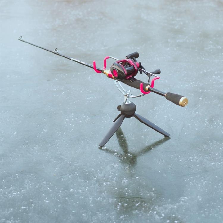 Tragbare verstellbare Eisangelrutenhalter Halterungen Angelrutenhalter Ständer Zubehör für professionelle und Amateur-Angler