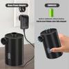 USB dobíjecí elektrická pumpa se světlem indikujícím baterii, Elektrická vzduchová pumpa se 3 vzduchovými tryskami, Vhodná pro nafukovací matrace, polštáře, postele,