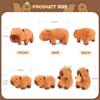 5-in-1 Capybara Stuffed Animals with Babies Inside, 5PC Set Capybara Plush with Mommy & 4 Babies, Capybara Plushies, Cute 3 to 8 Year Old Girl Gifts,