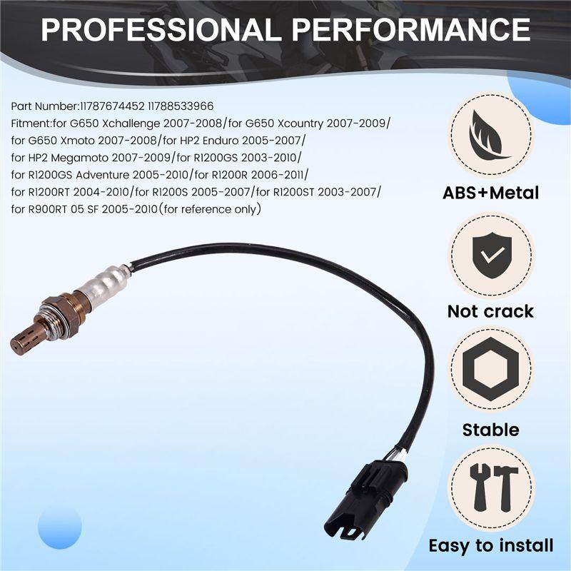 NR-11787674452 Car Oxygen Sensor O2 Sensor 11788533966 For BMW R1200RTP R1200RT R1200 R900RT G650X G650 Auto Accessories