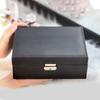 Subzone Jewelry Organizer Double Layer Jewelry Display Holder Solid Color Jewelry Storage Box  Gift