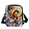 One Piece Cartoon Crossbody Bag Lightweight Adjustable Strap Casual Daily Bag Ideal Gifts For Boys Girls Bolsa Infantil Menina