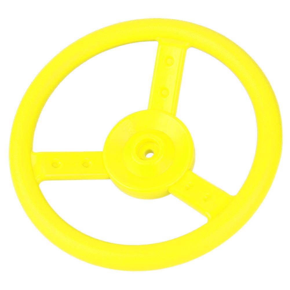 Small Steering Safe Educational Toy for Great for Outdoor Indoor and Outdoor Use Kids' Wheel, & Durable, Kids, Sports, (Yellow)