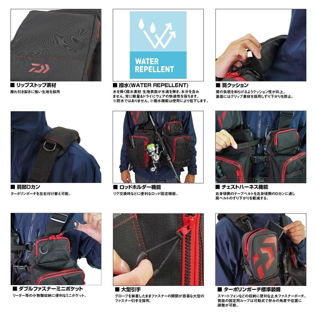 DAIWA Floating Vest Gray Free DF-6224