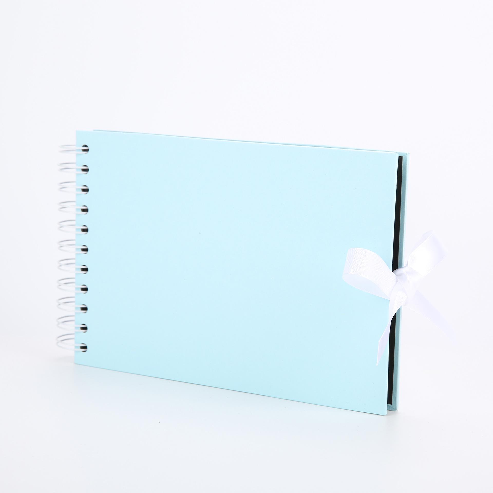 A5 Спиральный мгновенный фотоаппарат DIY Скрапбук: Ручной изготовления ретро фотоальбом из крафт-бумаги. 21.5 x 15 cm