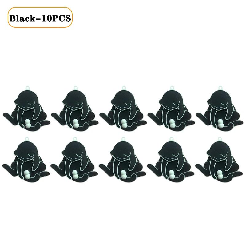 1-40PCS Creative Pull Play Egg Cat Keychain Pendant Cute Rotatable Acrylic Bag Pendant for Women Keyring Purse Car Accessories