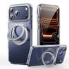 Magnetic Snap-on Case IPhone 17 Pro Max With 360 Rotating Kickstand Matte Finish Shockproof TPUPC Metal Magnet
