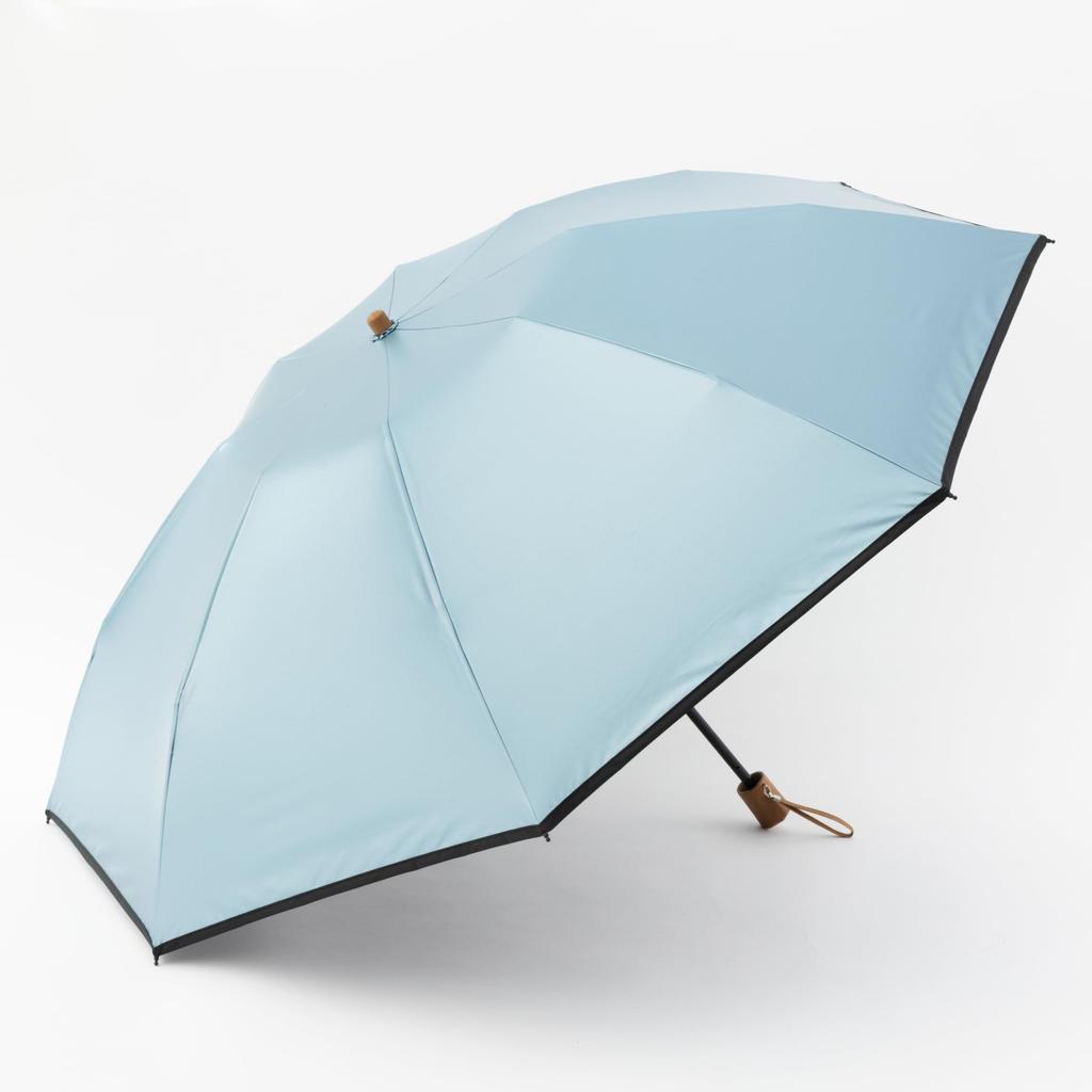 Sun Rain and Shine Folding UV Protection Heat Umbrella, Umbrella, Umbrella, 60cm, (100%), Sunshade, Shielding, Tri-fold, Men's & Women's, LIEBEN-0804