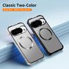 Push Pull Metal Bumper Shockproof Case for Google Pixel 10A 10 9 8 Pro XL 9A Magnetic Wireless Charging Back Matte PC Hard Cover