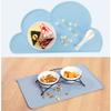 Silicone Dog Cat Bowl Mat With High Lips Non-Stick Waterproof Food Feeding Pad Puppy Feeder Tray Water Cushion Placemat Decoration