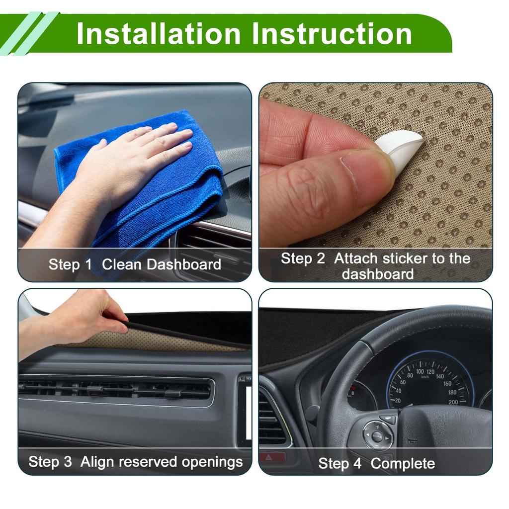 HOPESPANNER Dashboard Mat for Mazda DM Series with Dashboard Protective Car Dash Suede Reduces Interior Custom Drive Only CX-30/CX30 (2020-Present)