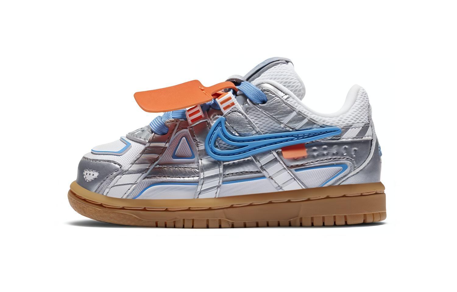 

Nike Air Rubber Dunk Off-White University Blue TD CW7444-100 17