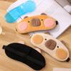 Cooler Cold Gel Kapibala Capybara Sleeping Eyepatch Breathable Plush Eye Patch  Travel Rest Relax