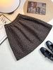 Korean Floral Woolen Skirt - Thick, Fluffy, and Age-Reducing for Autumn/Winter