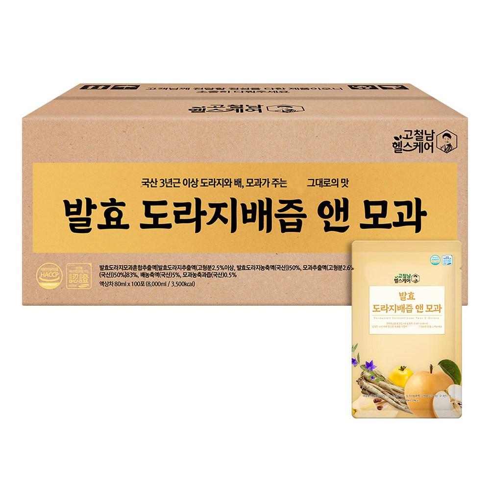 Gocheolnam Healthcare Fermented Balloon Flower & Pear Juice & Quince 80ml 100 pcs
