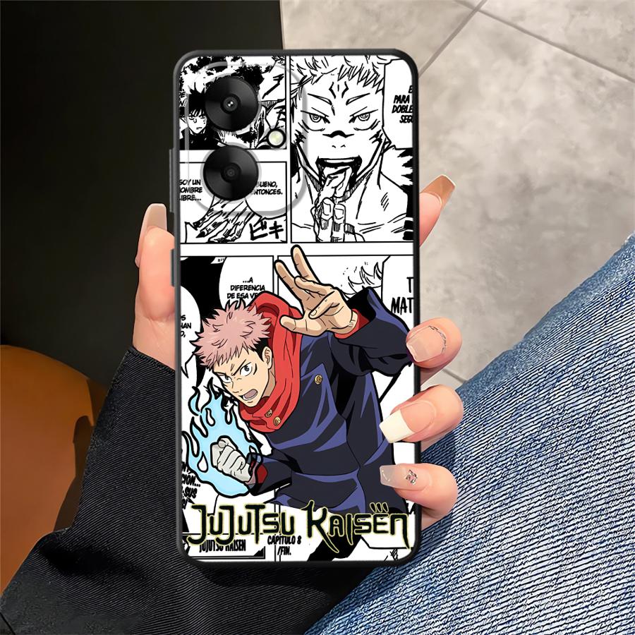 Soft Back Phone Cover Case for Xiaomi Redmi K40 K50 Gaming 12 A1 A2 Plus 12C A5 9A 9C 10 13C 9T K60 Anime  J-Jujutsu K-Kaisen